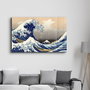 Wallity Pintura Decorativa de Vidrio Templado Multicolor 46 x 72 cm